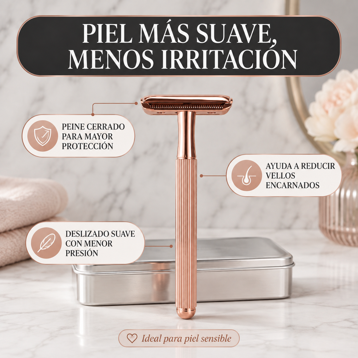 Velias · La rasuradora de una sola hoja para dejar de tener bolitas