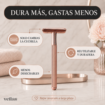 Velias · La rasuradora de una sola hoja para dejar de tener bolitas